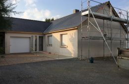 Maison avant travaux, vue du garage